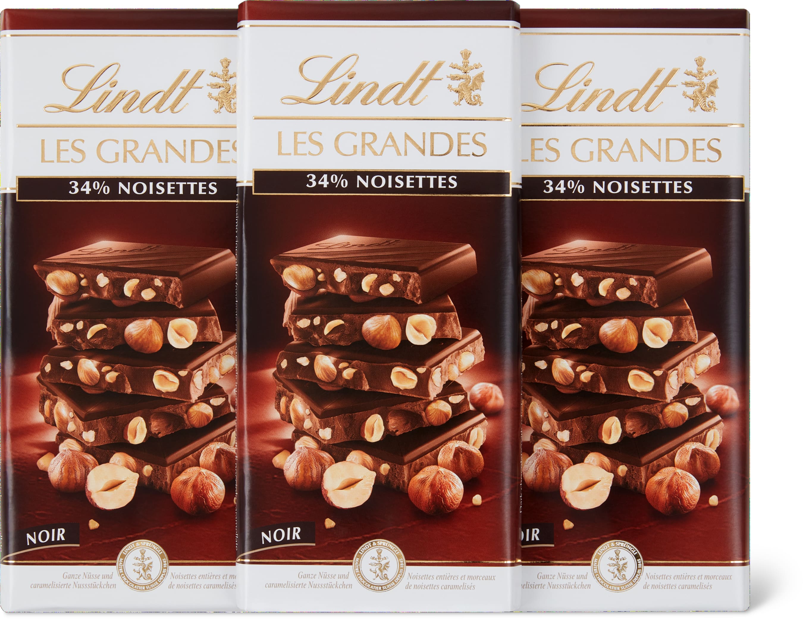 Lindt Cioccolato Les Grandes 3x150g